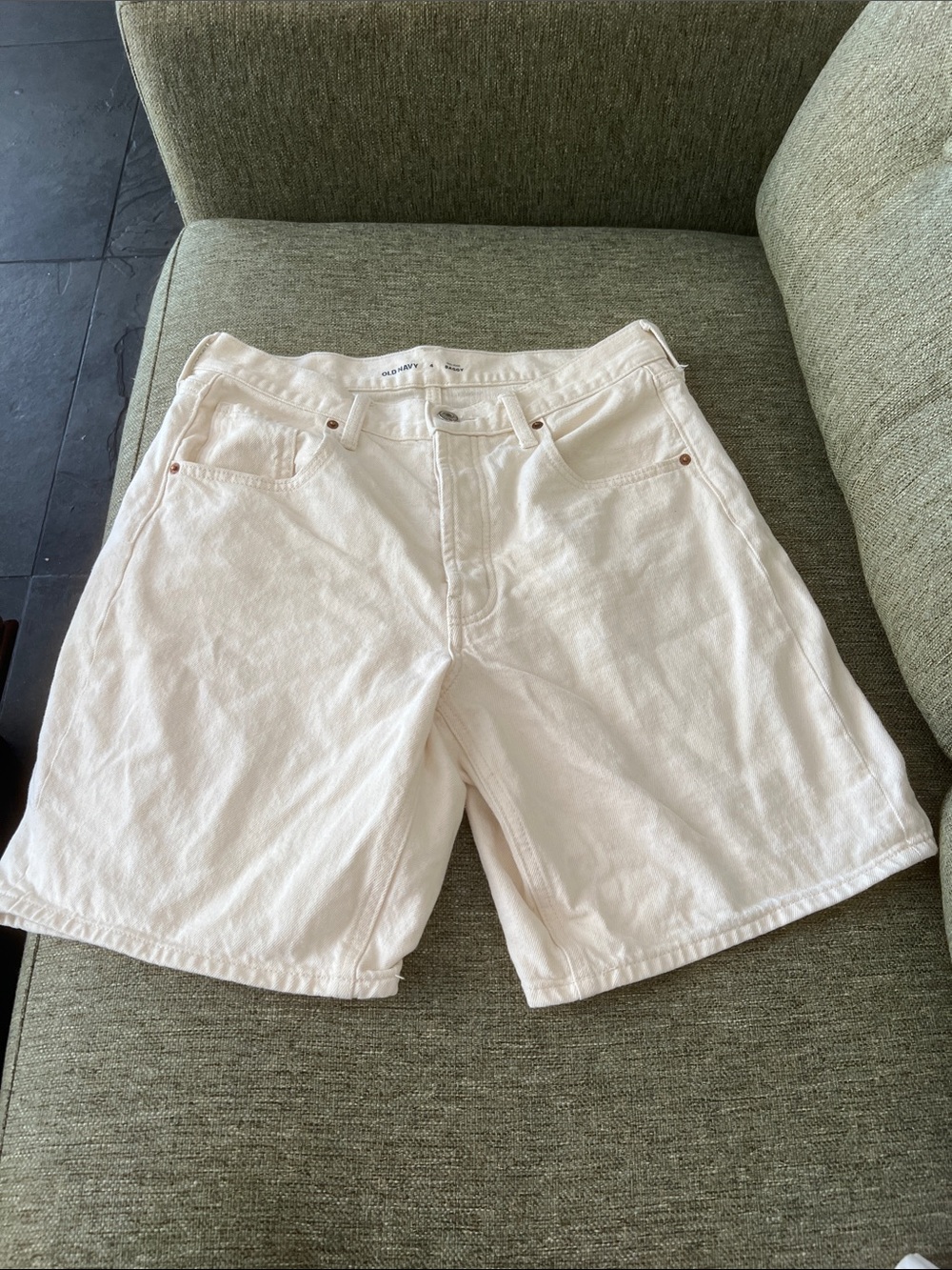 Old Navy White Women's Denim Shorts